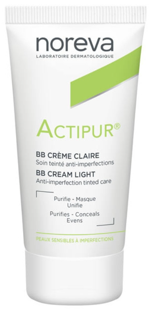 BB-krem Noreva Laboratoires Actipur Light 30 ml (3571940001602) - obraz 1
