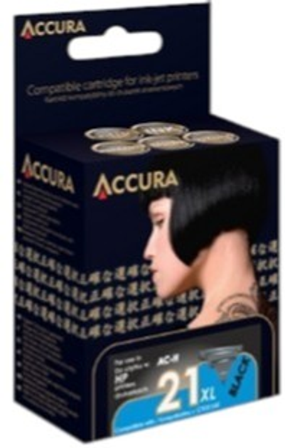 Tusz Accura ink HP No. 21 XL C9351CE Black (5907629212065) - obraz 1