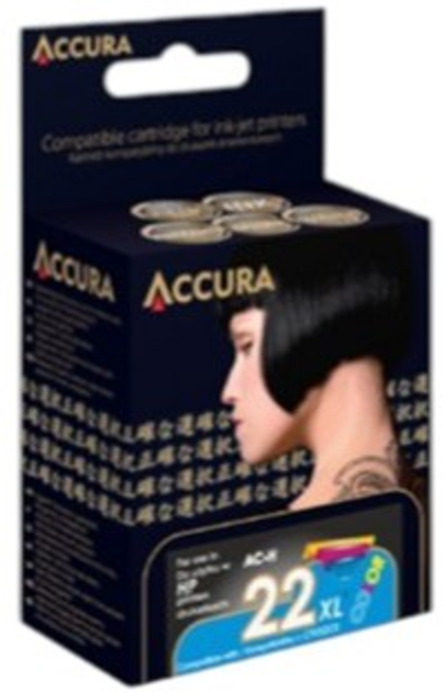 Tusz Accura ink HP No. 22 XL C9352CE Color (5907629213291) - obraz 1