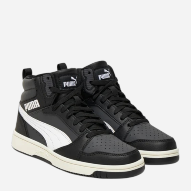 Botki młodzieżowe chłopięce Puma Rebound V6 Mid Jr 39383129 39 (6UK) Czarne (4069156709959) - obraz 2