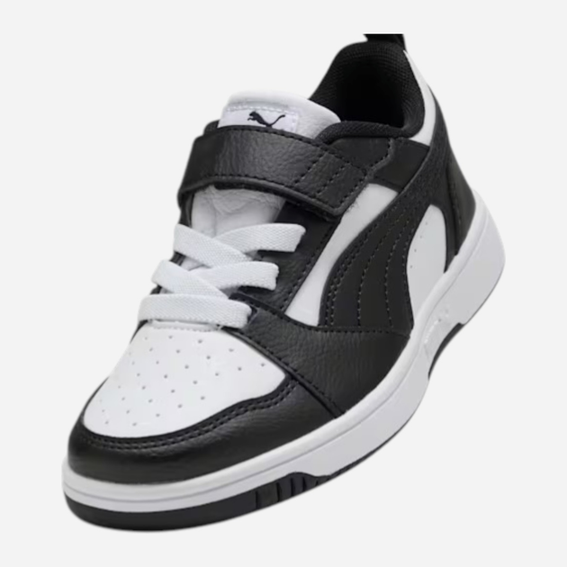 Дитячі кросівки для хлопчика Puma Rebound V6 Lo AC+ PS 39741901 28.5 (10.5UK) Чорні (4099686118006) - зображення 4