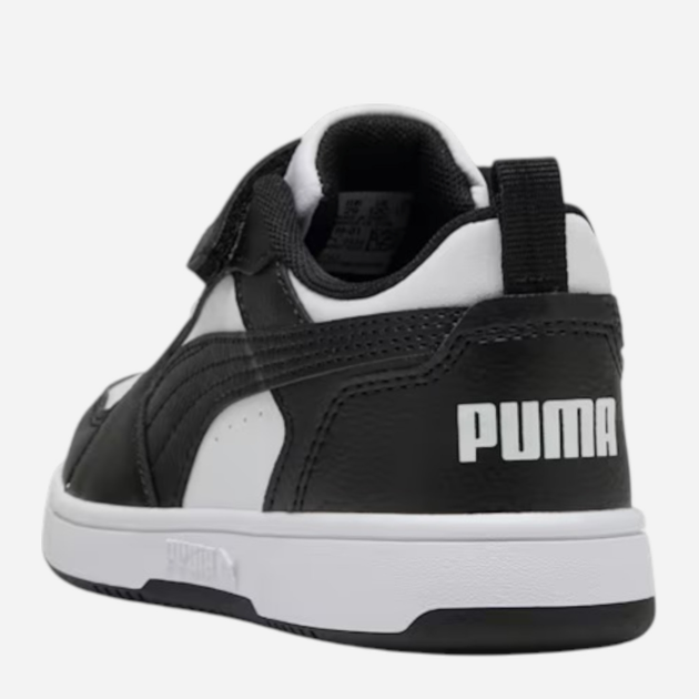 Підліткові кросівки для хлопчика Puma Rebound V6 Lo AC+ PS 39741901 35 (2.5UK) Чорні (4099686118198) - зображення 5