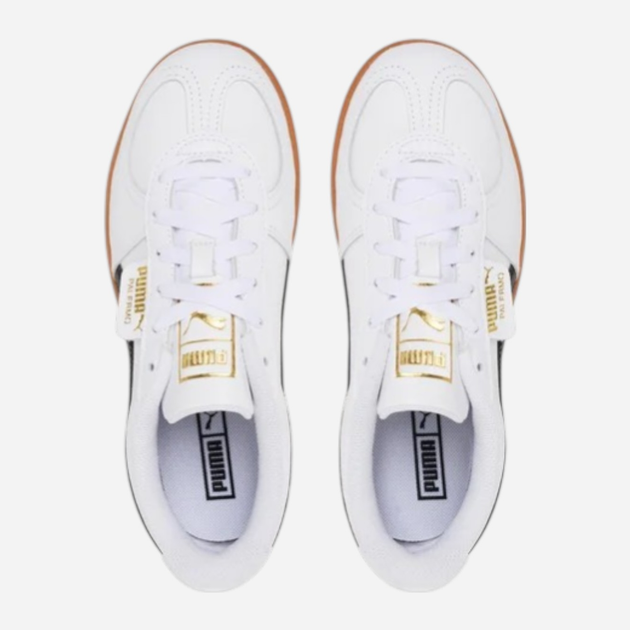 Sneakersy damskie na platformie Puma Palermo Elevata Lth 40046102 37 (4UK) Białe (4067982213220) - obraz 4
