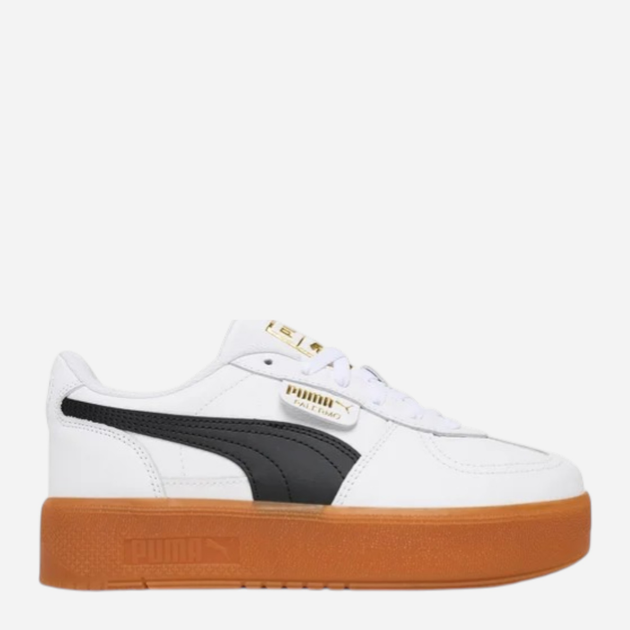 Sneakersy damskie na platformie Puma Palermo Elevata Lth 40046102 41 (7.5UK) Białe (4067982213312) - obraz 1