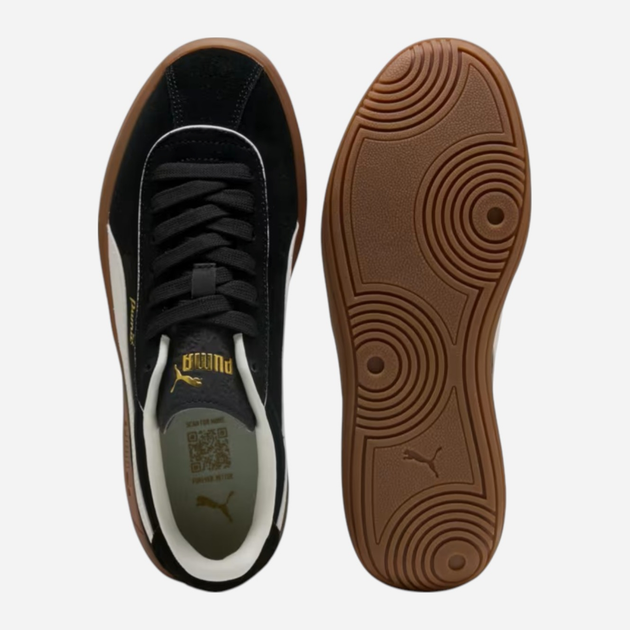 Sneakersy damskie do kostki Puma Club Klassika SD 40071802 42 (8UK) Czarne (4067983747960) - obraz 4