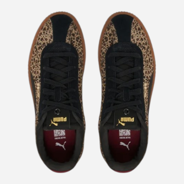 Sneakersy damskie do kostki Puma Club Kayzer Animal Flair 40271702 37 (4UK) Czarne (4069156912779) - obraz 4