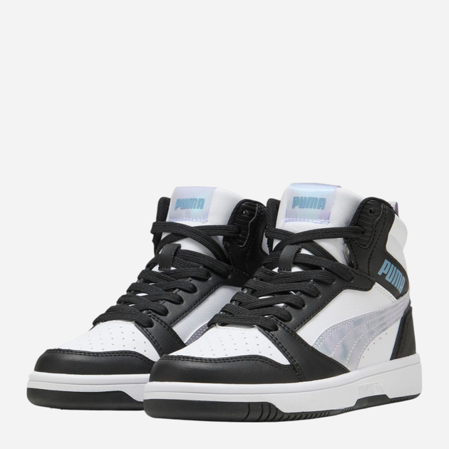 Trzewiki młodzieżowe chłopięce Puma Rebound V6 Mid Space Belle Jr 40276802 37 (4UK) Czarne (4069156700703) - obraz 2