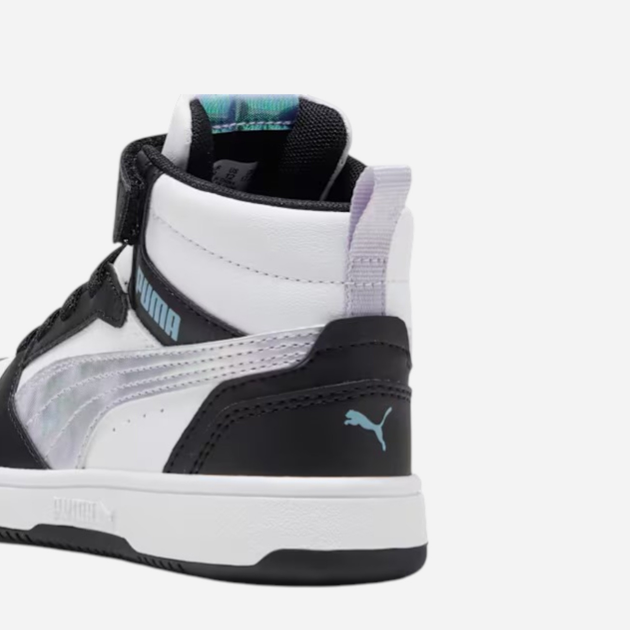 Дитячі демісезонні черевики для хлопчика Puma Rebound V6 Mid Space Belle AC+ PS P 40277002 30 (11.5UK) Чорні (4069156704015) - зображення 5