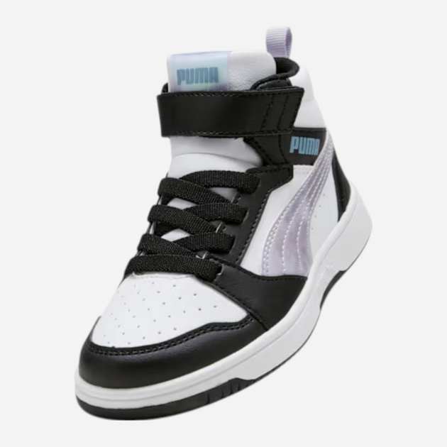 Дитячі демісезонні черевики для хлопчика Puma Rebound V6 Mid Space Belle AC+ PS P 40277002 34 (2.5UK) Чорні (4069156704053) - зображення 4