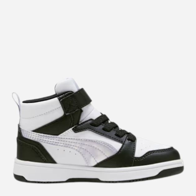 Дитячі демісезонні черевики для хлопчика Puma Rebound V6 Mid Space Belle AC+ PS P 40277002 34.5 (2UK) Чорні (4069156704046) - зображення 3