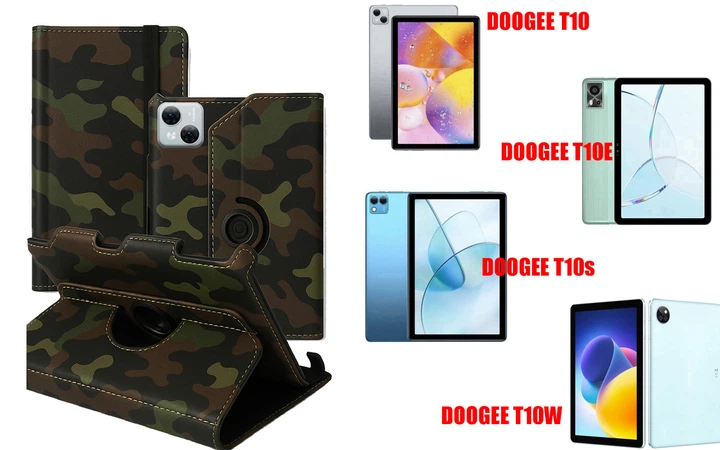 Чехол Spinner360 для планшета DOOGEE T10, цвет Khaki - изображение 2
