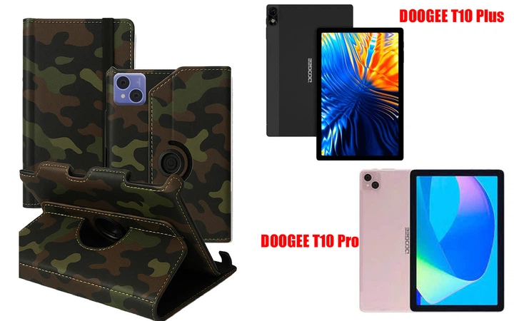 Чехол Spinner360 для планшета DOOGEE T10 Plus, цвет Khaki - изображение 2