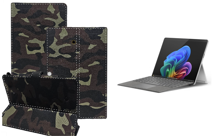 Книга-трансформер Armor для планшета Microsoft Surface 11 pro Copilot+, цвет Xaki TM - Фото 1 Книга-трансформер Armor для планшета Microsoft Surface 11 pro Copilot+, цвет Xaki TM - изображение 1