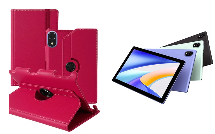 Чохол Spinner360 для планшета DOOGEE Tab U10, колір Malinovyy - Фото 1 Чохол Spinner360 для планшета DOOGEE Tab U10, колір Malinovyy - зображення 1
