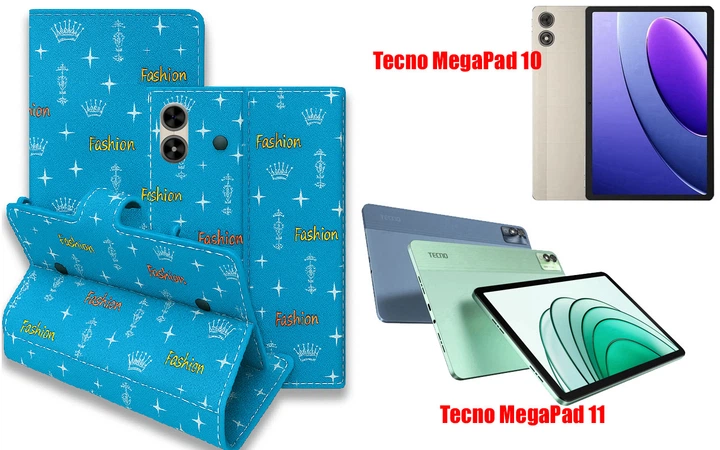 Книга-трансформер Armor для планшета Tecno MegaPad 10, MegaPad 11, цвет Fashion blue - Фото 1 Книга-трансформер Armor для планшета Tecno MegaPad 10, MegaPad 11, цвет Fashion blue - изображение 1