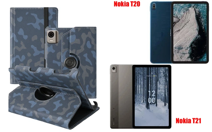 Чехол Spinner360 для планшета Nokia T20, цвет Khaki - Фото 1 Чехол Spinner360 для планшета Nokia T20, цвет Khaki - изображение 1