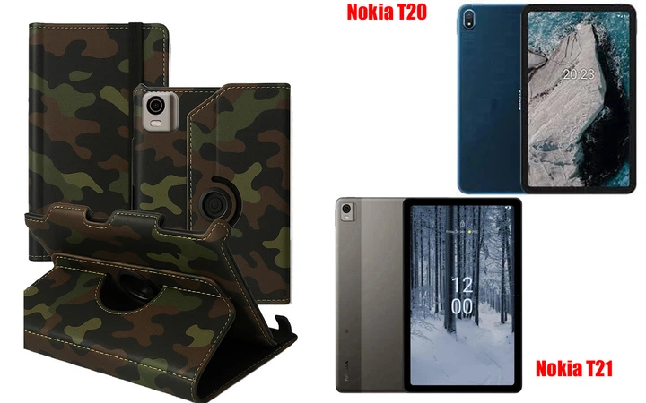 Чехол Spinner360 для планшета Nokia T20, цвет Khaki - Фото 2 Чехол Spinner360 для планшета Nokia T20, цвет Khaki - изображение 2