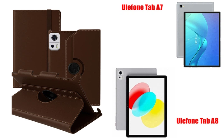 Чехол Spinner360 для планшета Ulefone Tab A7, цвет Braun - Фото 2 Чехол Spinner360 для планшета Ulefone Tab A7, цвет Braun - изображение 2