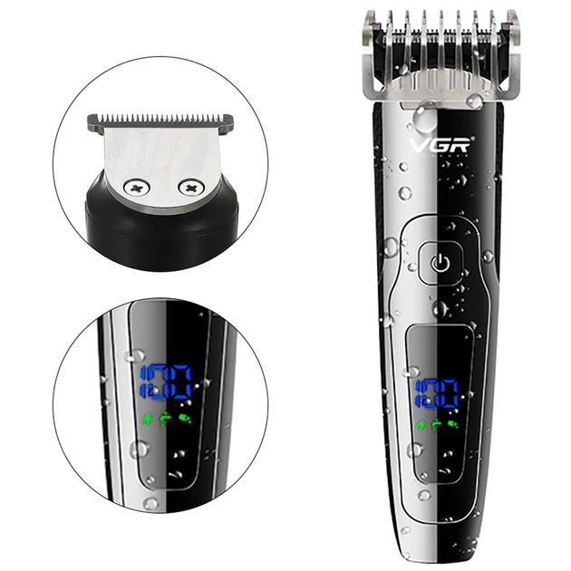 Акумуляторна машинка тример для стрижки волосся USB VGR V-072 Pro - изображение 8