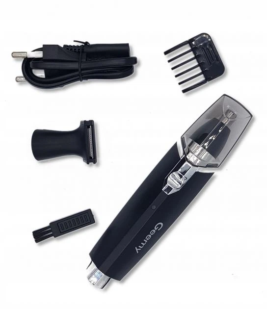 Акумуляторний триммер для бороди / носа / вух / інтимних зон / брів Geemy GM-3110 Pro Black - изображение 2