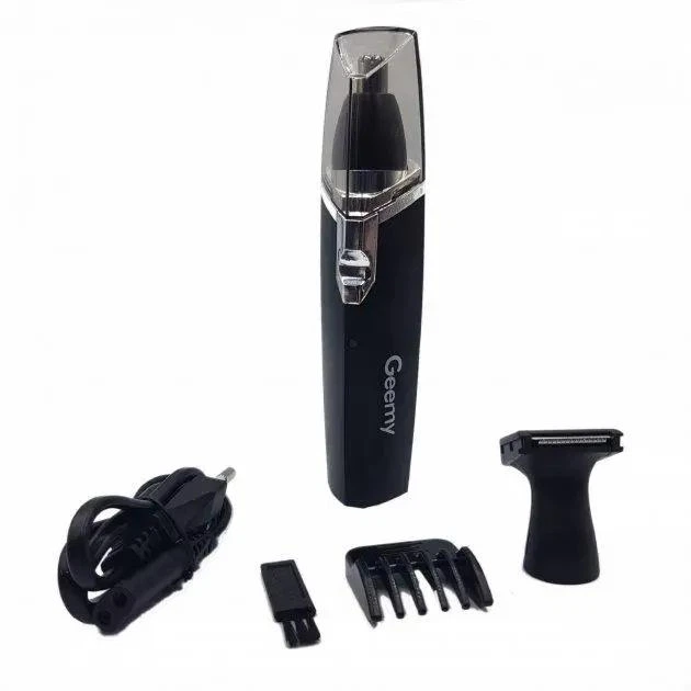 Акумуляторний триммер для бороди / носа / вух / інтимних зон / брів Geemy GM-3110 Pro Black - изображение 3