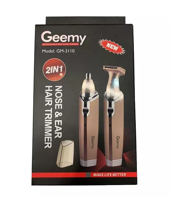 Акумуляторний триммер для бороди / носа / вух / інтимних зон / брів Geemy GM-3110 Pro Black - изображение 7