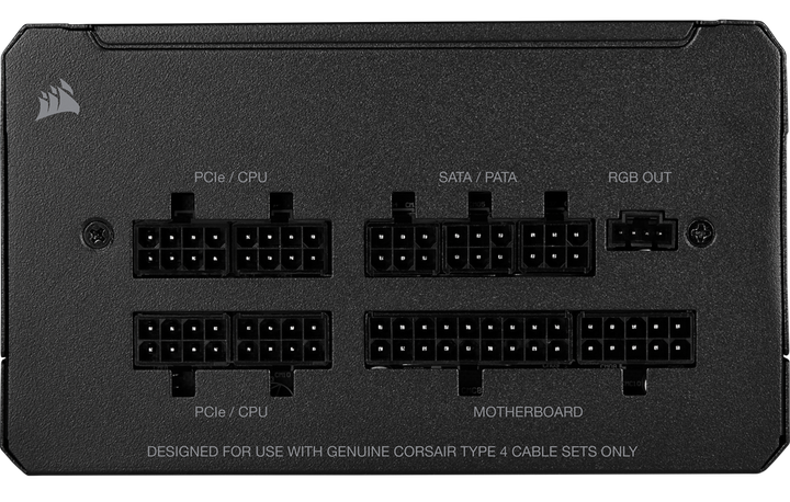 Блок питания CORSAIR CX750F RGB 80 PLUS Bronze Black Б/В - изображение 3