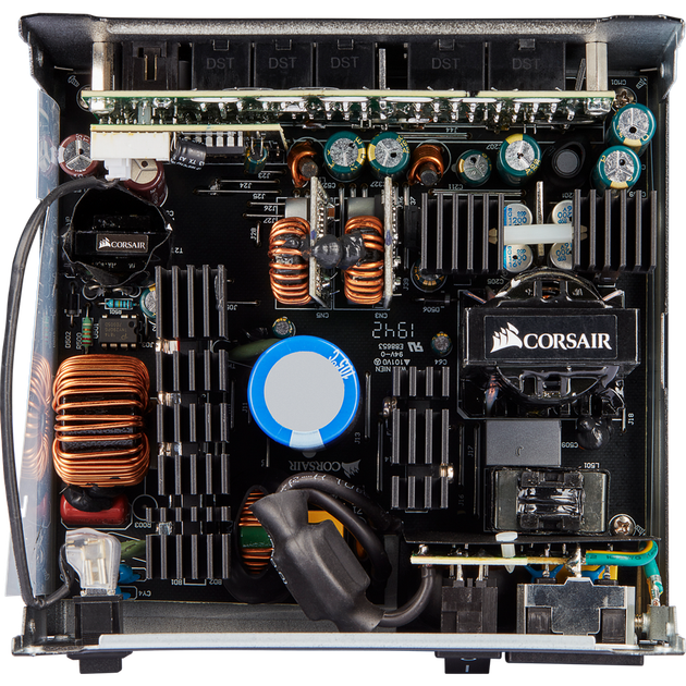 Блок питания CORSAIR CX750F RGB 80 PLUS Bronze Black Б/В - изображение 10