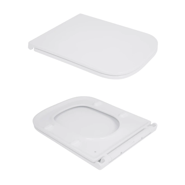 Унитаз-компакт Qtap Cardinal Ultra Quiet безободковый с сиденьем Soft-close QT04222168AUQ3W - изображение 8