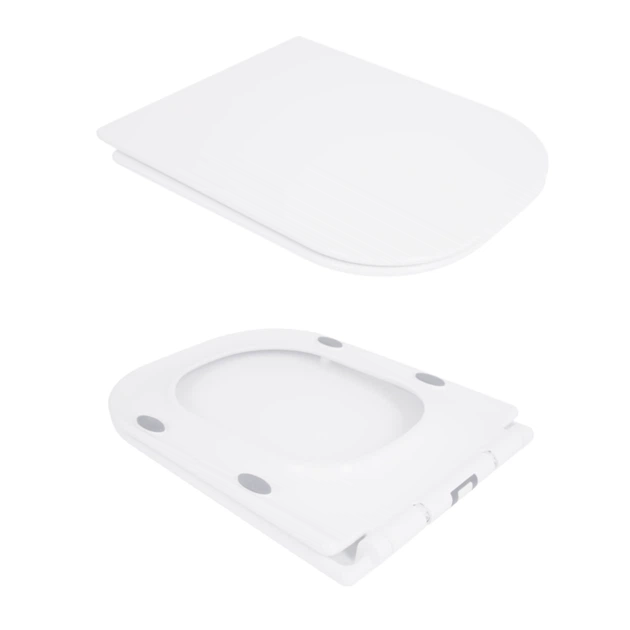 Унитаз-компакт Qtap Presto Quadro безободковый с сиденьем Soft-close QT24221215AW - Фото 8 Унитаз-компакт Qtap Presto Quadro безободковый с сиденьем Soft-close QT24221215AW - изображение 8