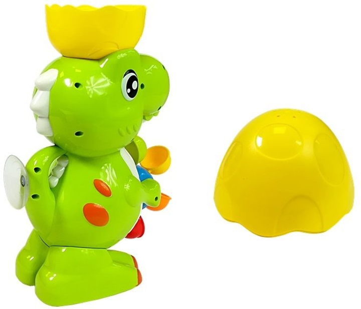 Dinozaur kąpielowy Lean Toys z młynkiem tryskającym wodę 5369 (5905323218642) - obraz 5