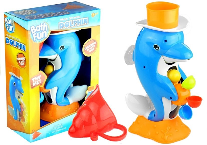 Фонтан-каталка для ванни та басейну Lean Toys Дельфін 3500 (5902808156000) - зображення 2