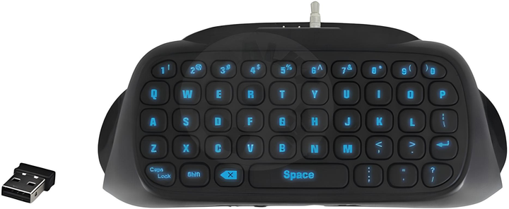 Клавіатура Orb Playstation 4 Controller Keyboard Blue Blacklit (7350021964960) - зображення 1