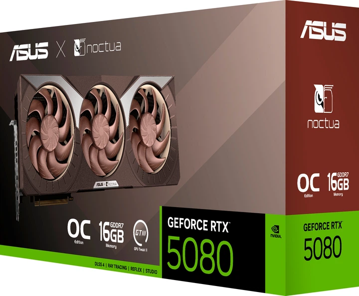 新品未開封　ASUS GeForce RTX 5080 OC 16GB Відеокарта ASUS PCI-Ex GeForce RTX 5080 ROG Astral OC Edition 16GB