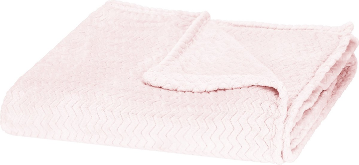 Покривало Springos зигзаг світло-рожеве 200x220 см (5907719421292) - зображення 4