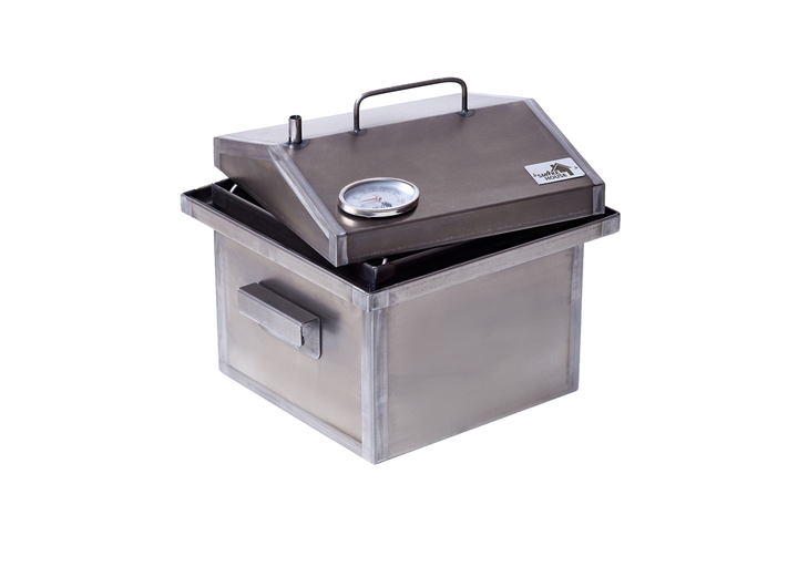 Коптильня SmokeHouse S Original 300х300х270 мм до 2 кг для горячего копчения с термометром стальная - изображение 2