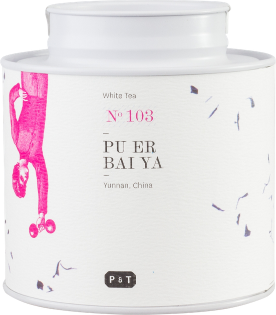 Herbata sypana Paper & Tea Pu Er Bai Ya 40 g (4055743009236) - obraz 1