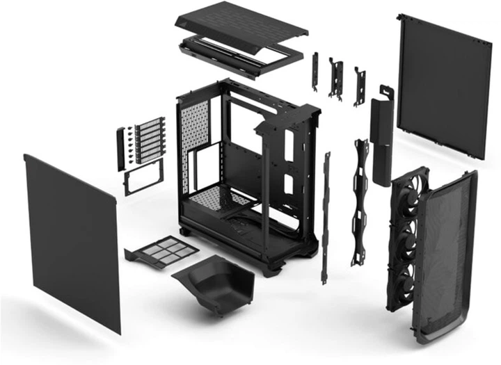Корпус Fractal Design Meshify 3 Black Solid (FD-C-MES3A-01) - зображення 14