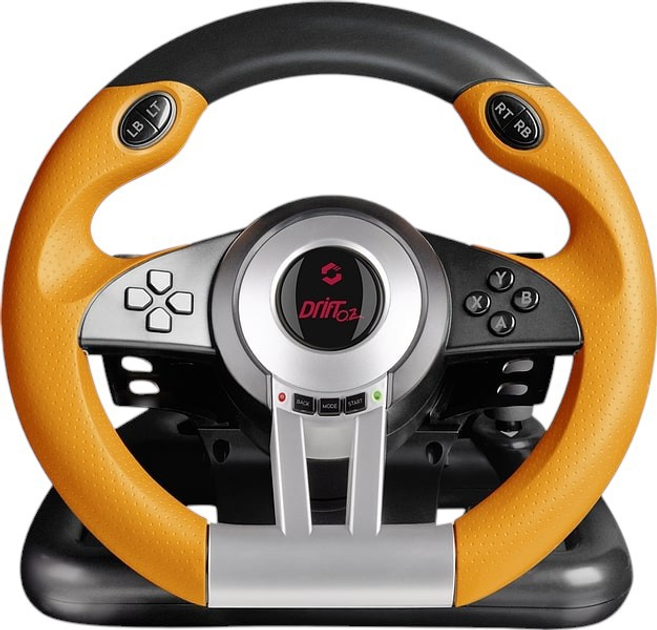 Кермо та педалі Speedlink Drift O.Z. Black-Orange (4027301987638) - зображення 2