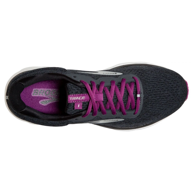 Кросівки жіночі Brooks TRACE W 41 (9.5US) 021 Ebony/black/wood violet (1203511B021) - зображення 5
