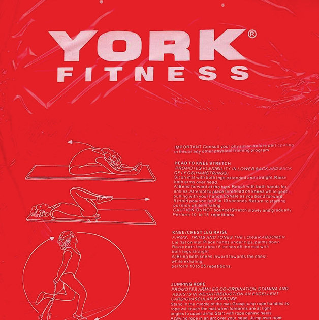 Коврик для упражнений двухсторонний York Fitness - изображение 2