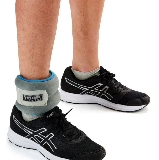 Утяжелители York Fitness Soft для рук и ног 2х2кг серый - изображение 5