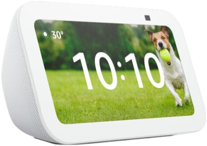 Panel sterowania Amazon Echo Show 5 3rd Gen Glacier White (B09B2QTGFY) - obraz 2