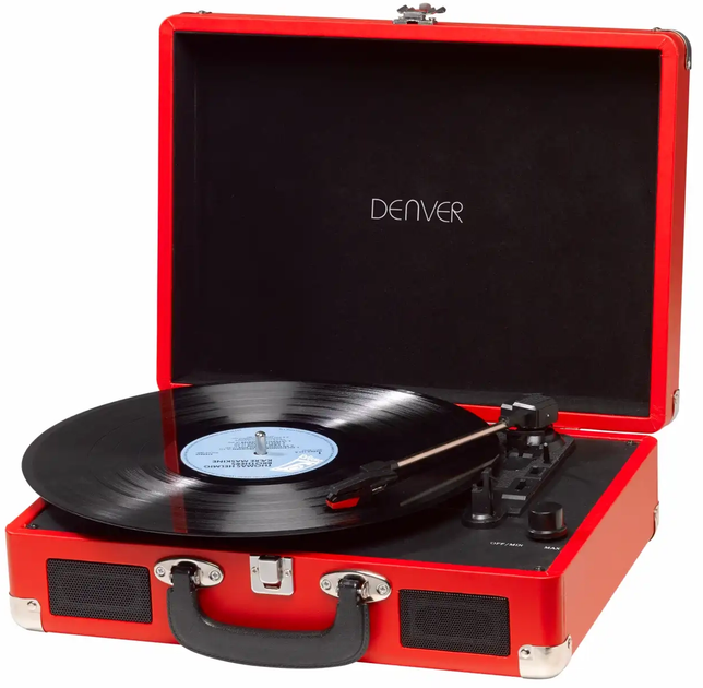 Gramofon Denver VPL-120R Red - obraz 1