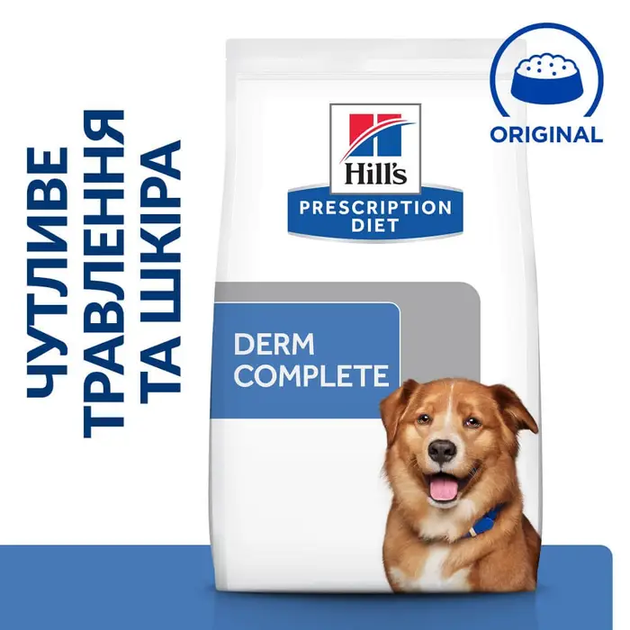 Сухой корм для собак Hills Prescription Diet Canine Derm Complete при аллергии 12 кг - изображение 5