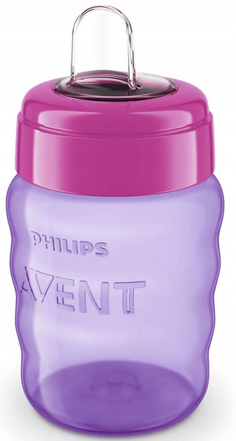 Kubek z ustnikiem Philips Avent 9 m+ SCF553/03 260 ml Fioletowy (8710103667056) - obraz 2