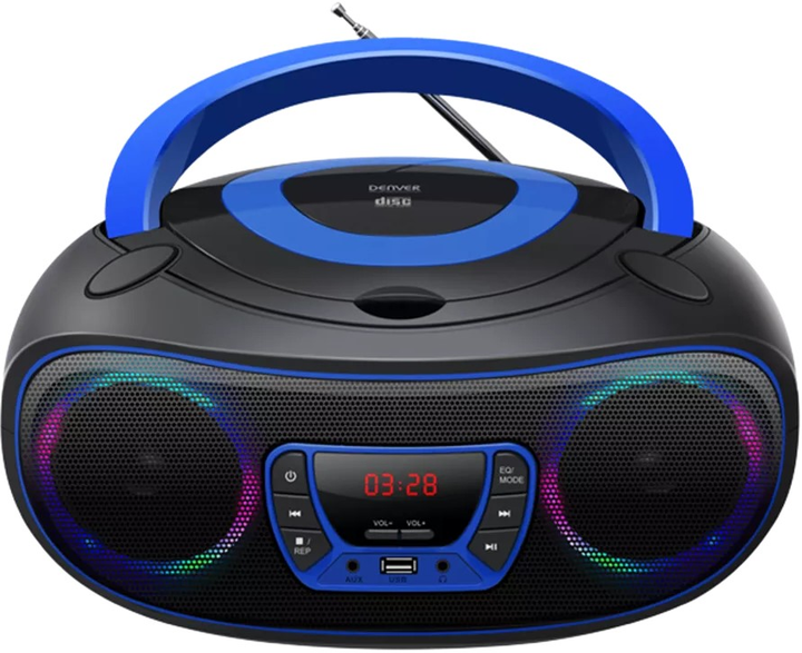 Радіоприймач Denver TCL-212BT Blue - зображення 1
