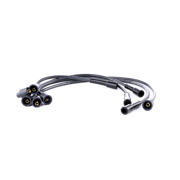 Дріт високовольтний JanMor VW Golf II, III, Jetta II, Vento, Passat B3 1.6, 1.8, 2.0 83-97; Skoda Octavia; Audi 80, к-кт 5 шт ( ABU12 ) - Фото 1 Дріт високовольтний JanMor VW Golf II, III, Jetta II, Vento, Passat B3 1.6, 1.8, 2.0 83-97; Skoda Octavia; Audi 80, к-кт 5 шт ( ABU12 ) - зображення 1