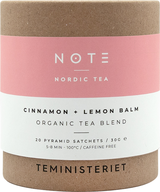 Herbata ziołowa Teministeriet Note Cinnamon Lemon Balm Organic 20 szt (7340023000056) - obraz 1