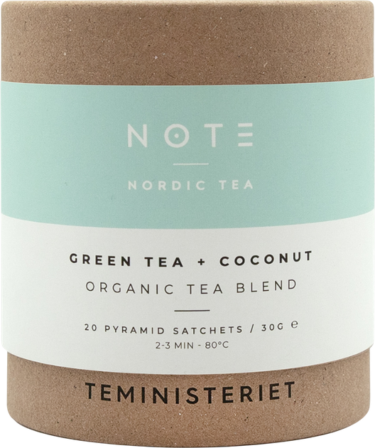 Herbata zielona Teministeriet Note Coconut Organic 20 szt (7340023004122) - obraz 1